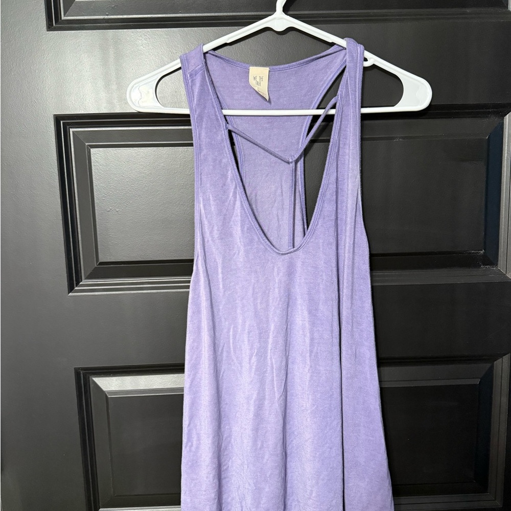 Free People We the Free Amelia Cut Out Sleeveless Tank Top